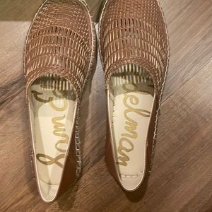 Sam Edelman- Pen, Chestnut Leather Shoes- size 10 (an espadrille like shoe)